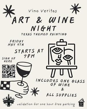 Art & Wine Night at Vino Veritas- May 9th