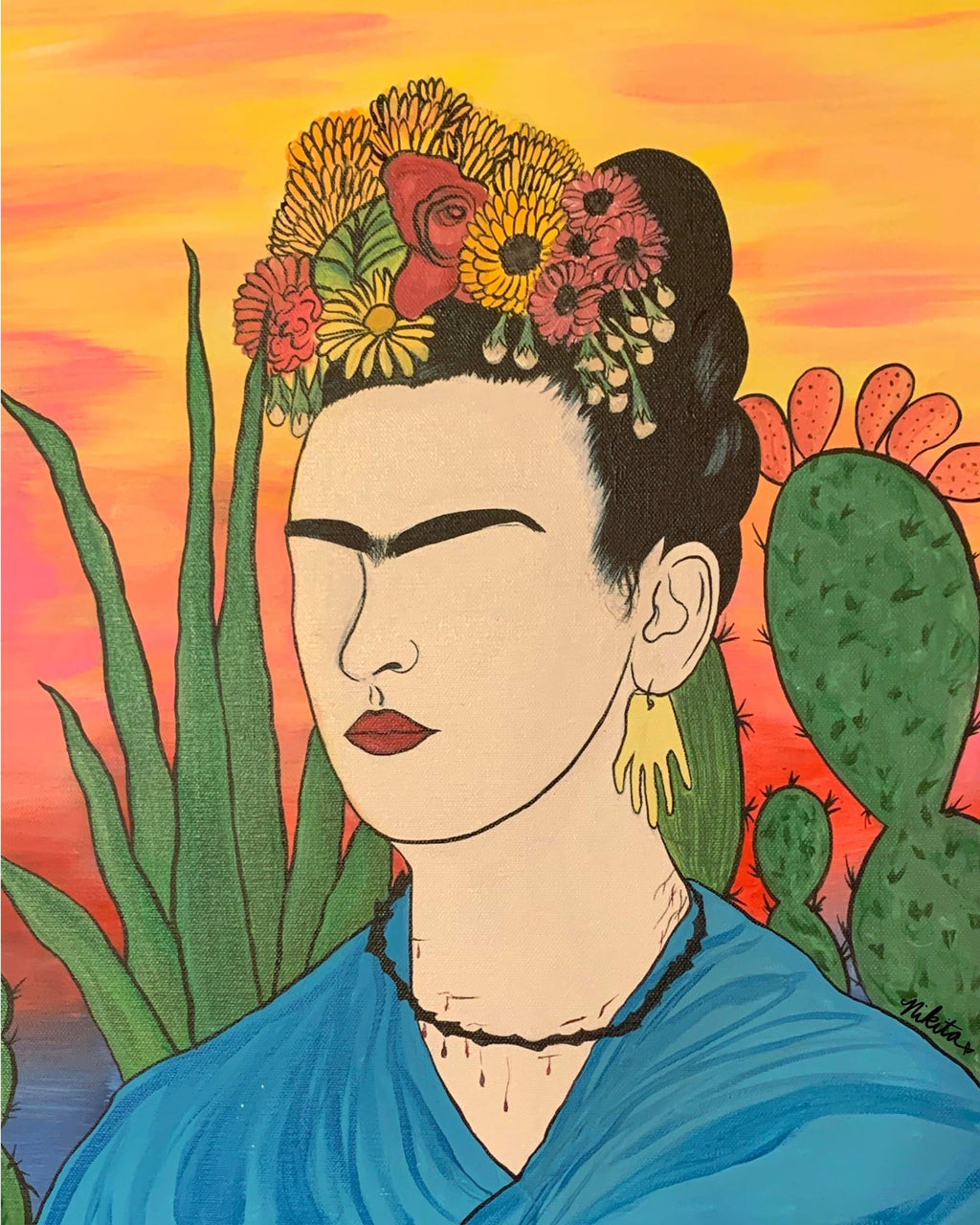 "Frida's Nopales" Print