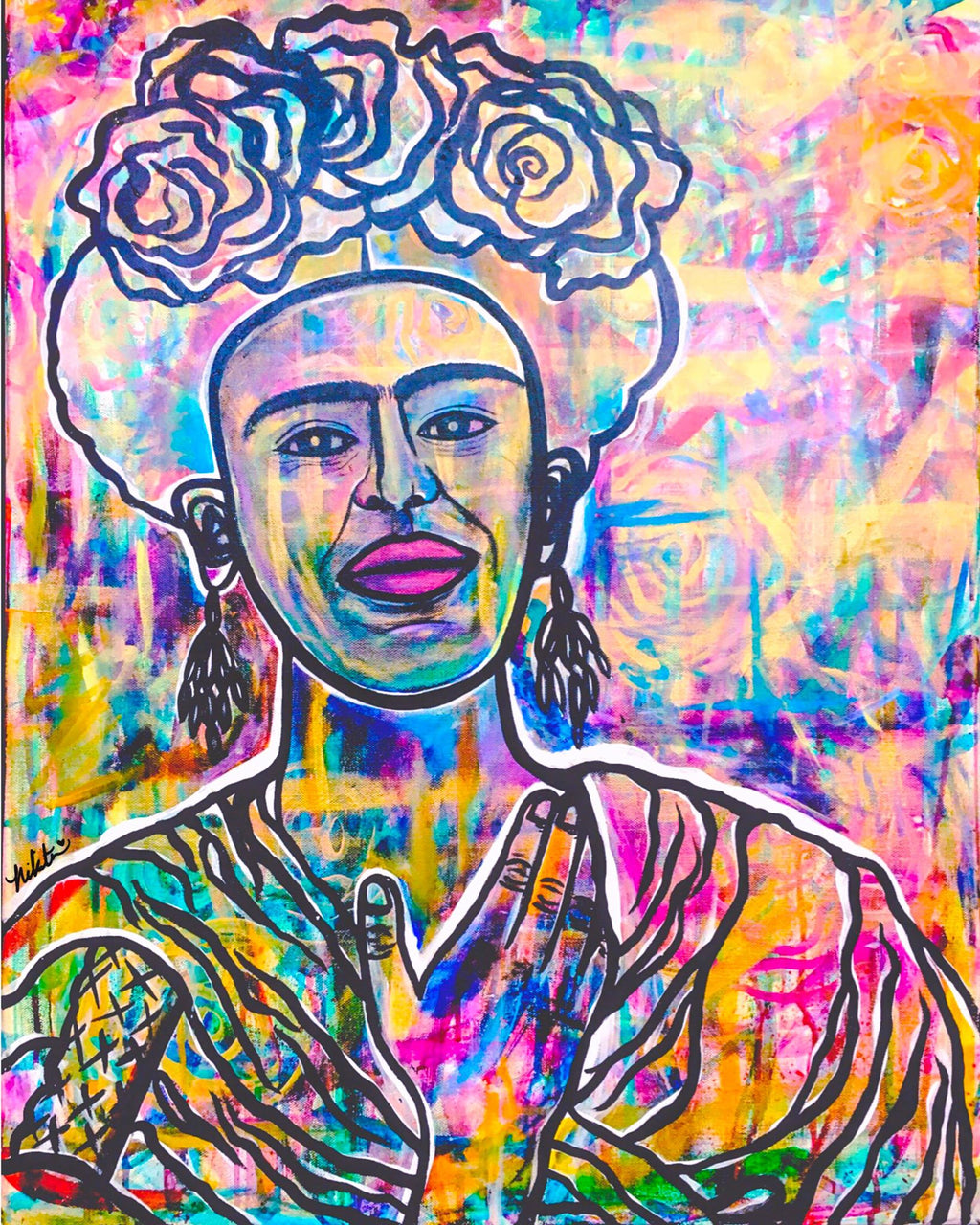 "Frida's Colors" Print