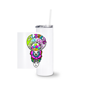“Unleash Your Mind” Tumbler With Straw