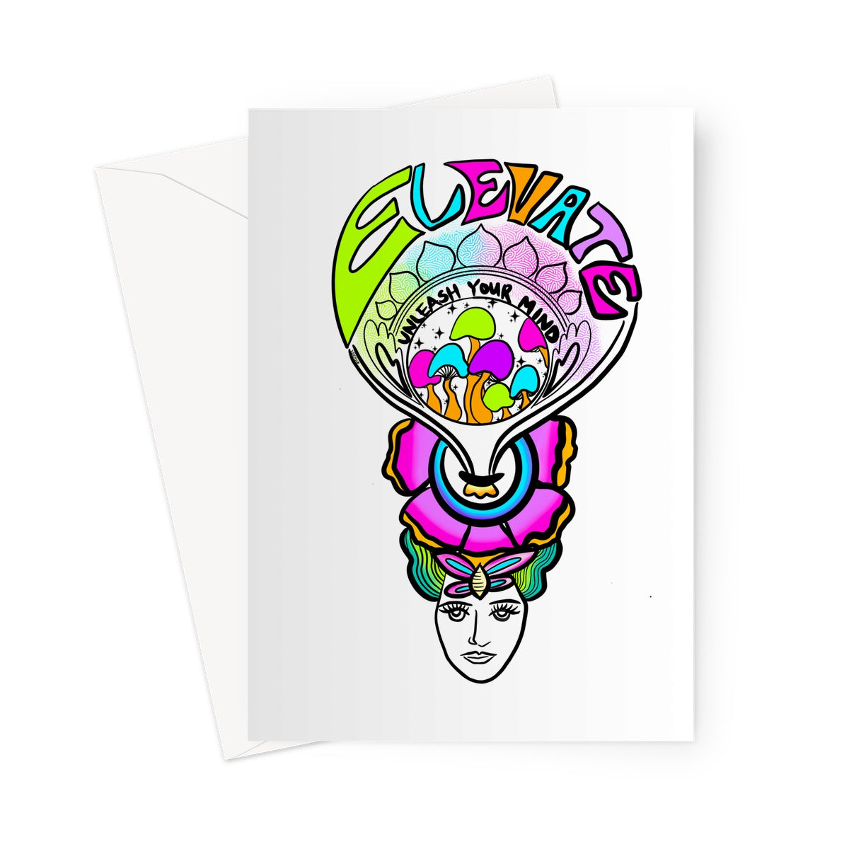 Unleash Your Mind Greeting Card