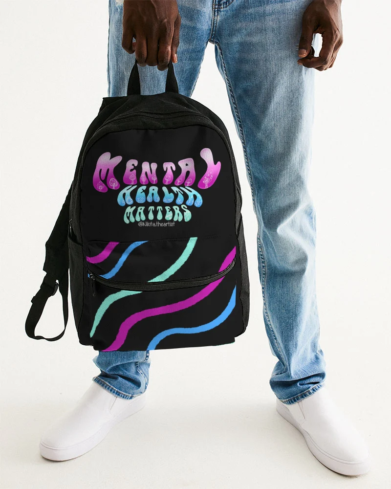 Mental Health Matters Small Canvas Backpack