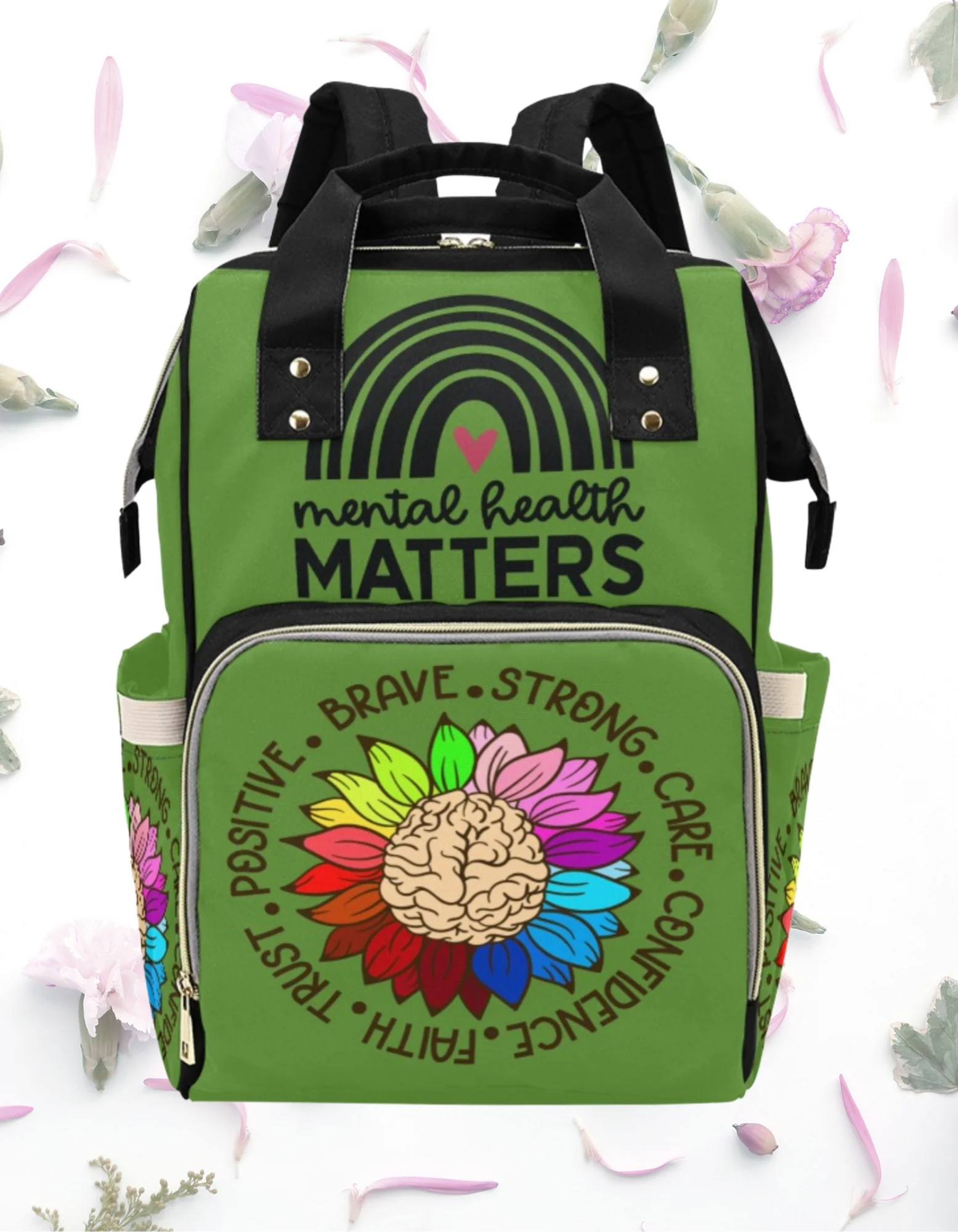Mental Health Matters Small Canvas Backpack