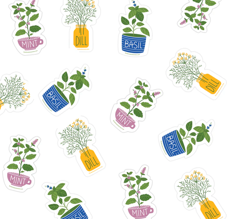 "Eat Herbs Everyday" Sticker