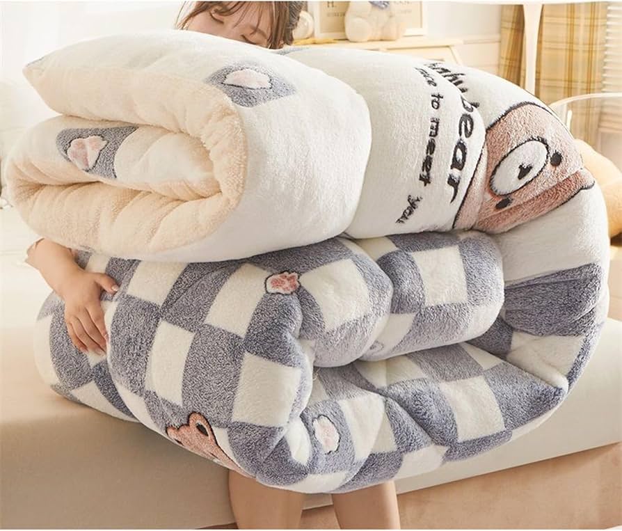 “Bowl for Two” Dual-sided Stitched Fleece Blanket